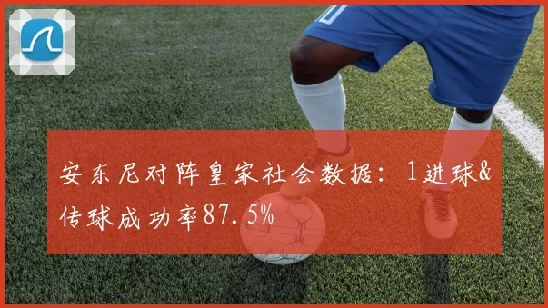 安东尼对阵皇家社会数据：1进球&传球成功率87.5%